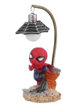 Человек паук светильник Мервел Spider-Man Marvel настольная ла...