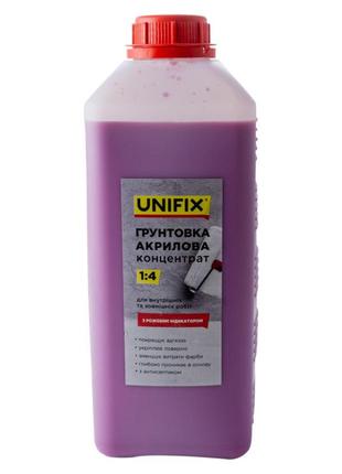 Грунтовка акриловая Unifix - 2 кг x 1:4 концентрат с индикатором