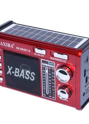 Радіоприймач USB FM AM TF Waxiba X-BASS