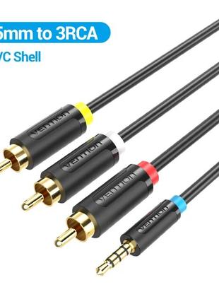 Vention Jack 3.5mm to 3RCA Cable_1,5м