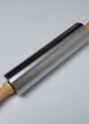Скалка неіржавка для мастики Kamille — 320 мм