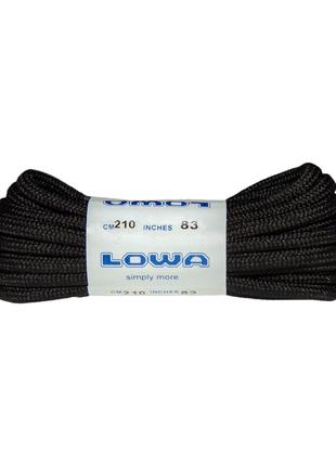 Шнурки Lowa TREKKING 210 cm, black/blackBlack
