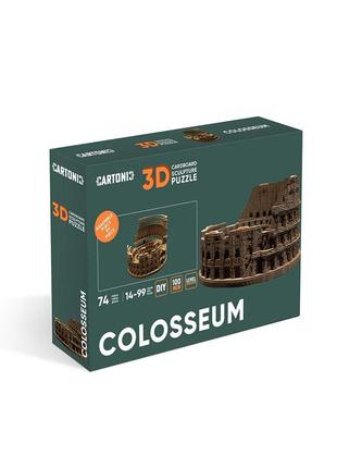 3D Пазл Картонный Cartonic Колизей Рим Италия 74 детали