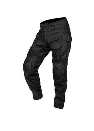 Боевые штаны IDOGEAR G3 Combat Pants Black с наколенниками --О...