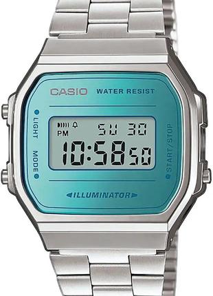 Годинник Casio A168WEM-2EF. Сріблястий