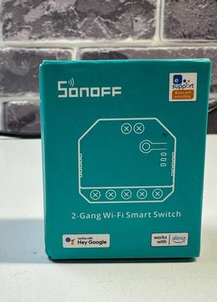 Wi-Fi реле Sonoff Dual R3 2 канала DIY с моніторингом споживан...