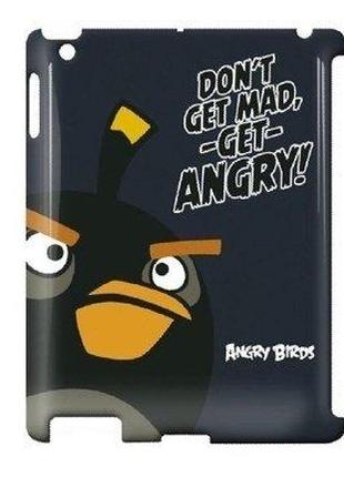 Чехол GEAR4 Angry Birds на Apple iPad 2/3/4 (черный)