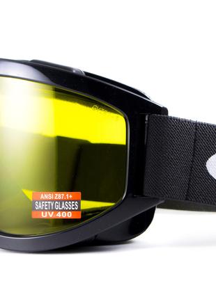 Захисні окуляри Global Vision Wind-Shield (yellow) Anti-Fog, ж...