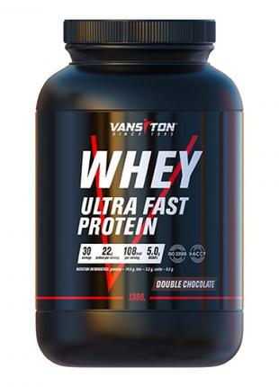 Протеїн Vansiton Ultra Protein 1300 г (Подвійний Шоколад)