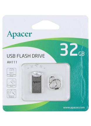 USB-накопитель Apacer AH111 32Gb USB Flash Drive 2.0 Silver / ...