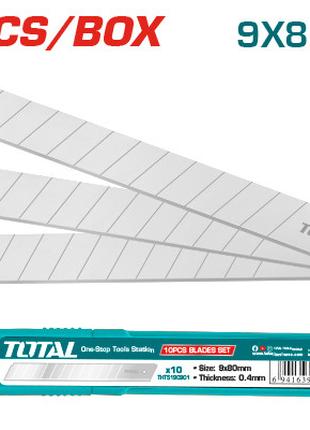 Лезвие TOTAL THT5190901 лезвия для ножей 9мм, 10 шт