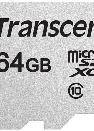 Карта памяти Transcend microSDXC 64GB UHS-I U1 (TS64GUSD300S)