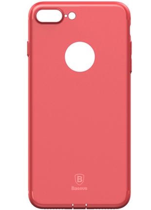 Чехол Baseus для iPhone 8 Plus/7 Plus Simple Solid Red (ARAPIP...