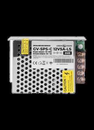 Импульсный блок питания GV-SPS-C 12V5A-LS (60W)