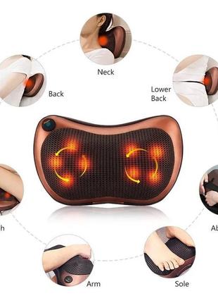 Массажная подушка Car and Home Massage Pillow, массажер для OZ...