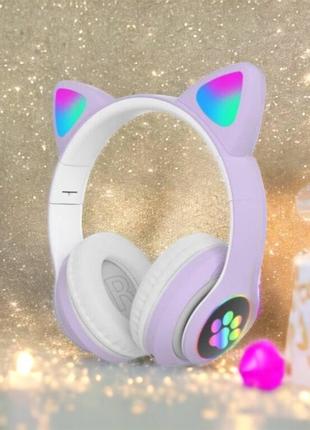 Бездротові навушники cat ear CAT STN-28 фіолетові | Навушники ...