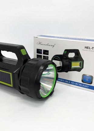 Мощный фонарь для рыбалки T95-LED+COB | Кемпинговая лампа фона...