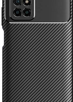 Чехол накладка Autofocus Carbon Redmi 10 / Redmi Note 11 4G Black