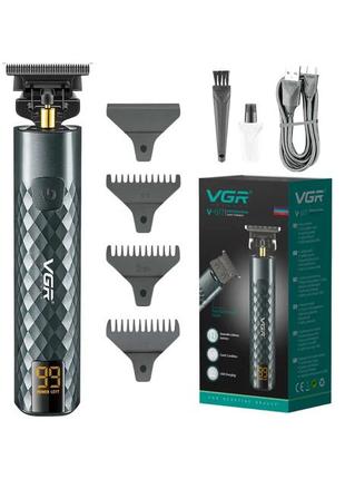 Бритва триммер для бороды VGR V-077 / Профессиональная электро...