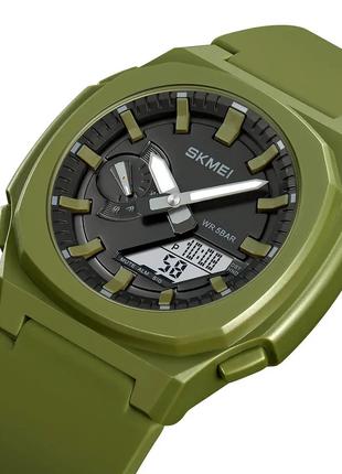 Часы наручные мужские SKMEI 2091AGWT, армейские часы противоуд...