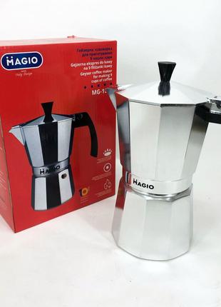 Кофеварка гейзерного типа Magio MG-1003 / Гейзерная кофеварка ...