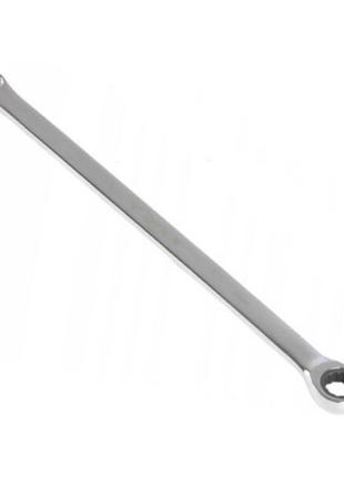 Удлиненный накидной ключ с трещоткой 72 зуба 19 мм L = 420 мм,...