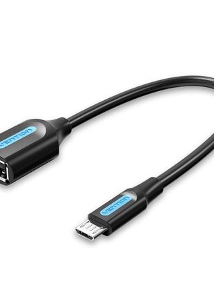 Кабель переходник адаптер Micro-USB на USB Vention OTG Cable (...