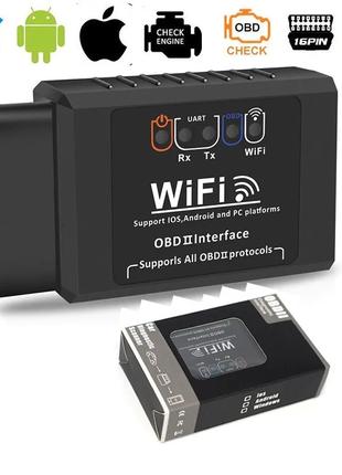 Адаптер обд ELM327 OBD2 OBDII Wi-Fi Android и IPHONE V1.5 PIC1...