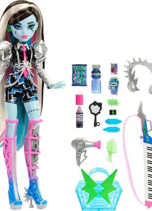 Лялька Monster High, Amped Up Frankie Stein Rockstar з інструм...