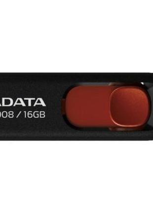 USB флеш накопитель ADATA 16Gb C008 Black/Red USB 2.0 (AC008-1...