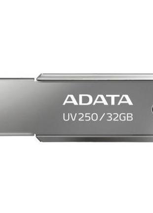USB флеш накопитель ADATA 32GB UV250 Metal Black USB 2.0 (AUV2...
