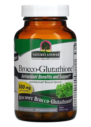 Натуральная добавка Nature's Answer Brocco-Glutathione 500 mg,...