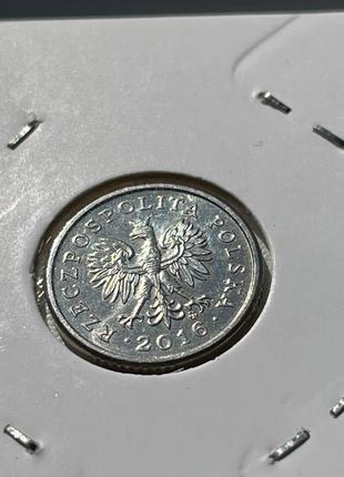 Монета Польща 10 грошів, 2016 року
