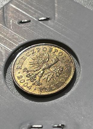 Монета Польща 2 гроші, 2004 року