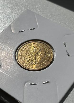 Монета Польща 5 грошів, 2013 року