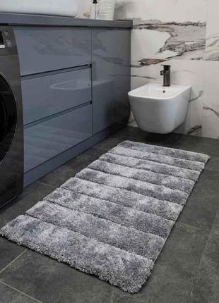 Килимок 60*90см сірий для підлоги туалетних та ванних кімнат D...