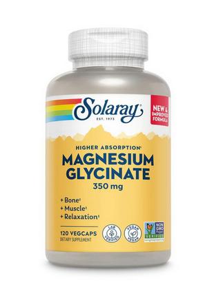 Magnesium Glycinate 350 mg (120 veg caps) 18+