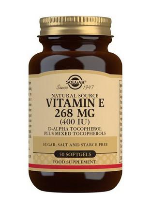 Vitamin E 268 mg (400 IU) (50 softgels) 18+