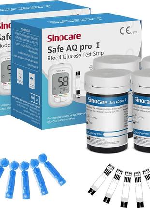 Тест-полоски Sinocare Safe AQ Pro I для глюкометра