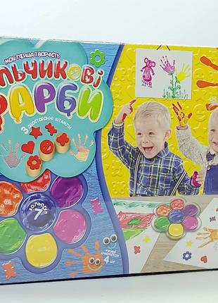 Пальчиковые краски Danko toys "Мое первое творчество" 7 цветов...