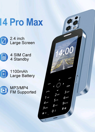 Mktel 14 PRO max - стильний кнопковий телефон