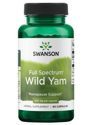 Wild Yam Root 400 mg Full Spectrum, 60 капсул
