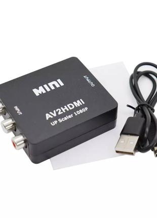 Переходник конвертер HDMI в AV (RCA) | AV в HDMI | VGA на HDMI