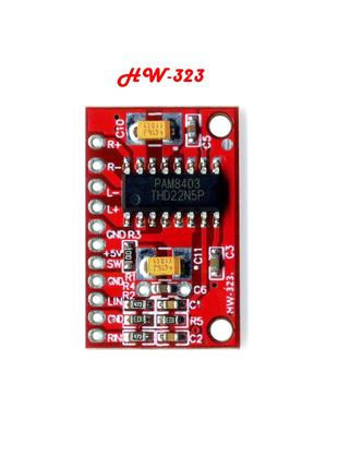 HW-323 Red plate PAM8403