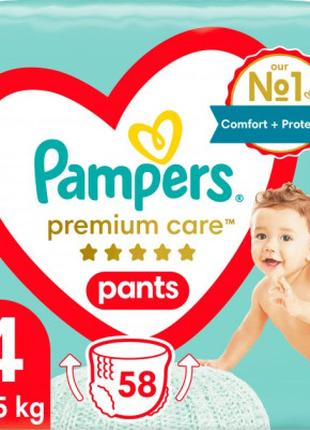 Подгузники Pampers Premium Care Pants Maxi Размер 4 (9-15 кг),...