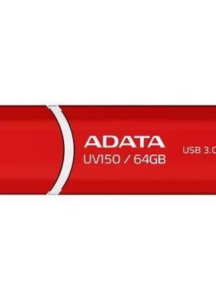 USB флеш накопитель ADATA 64GB UV150 Red USB 3.0 (AUV150-64G-RRD)