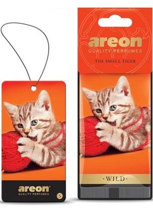 Освежитель воздуха AREON сухой листик Wild Small Tiger (AW05)