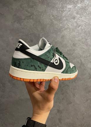 Кросiвки Nike Dunk Low “Green Snakeskin”