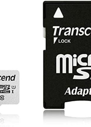 MicroSDHC (UHS-1) Transcend 300S 16Gb class 10 (adapter SD)