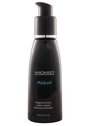 Лубрикант на водной основе Wicked aqua 60 мл 18+